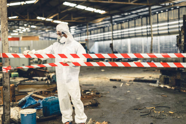 Professional Trauma Scene Cleanup technician working in Roebling, NJ